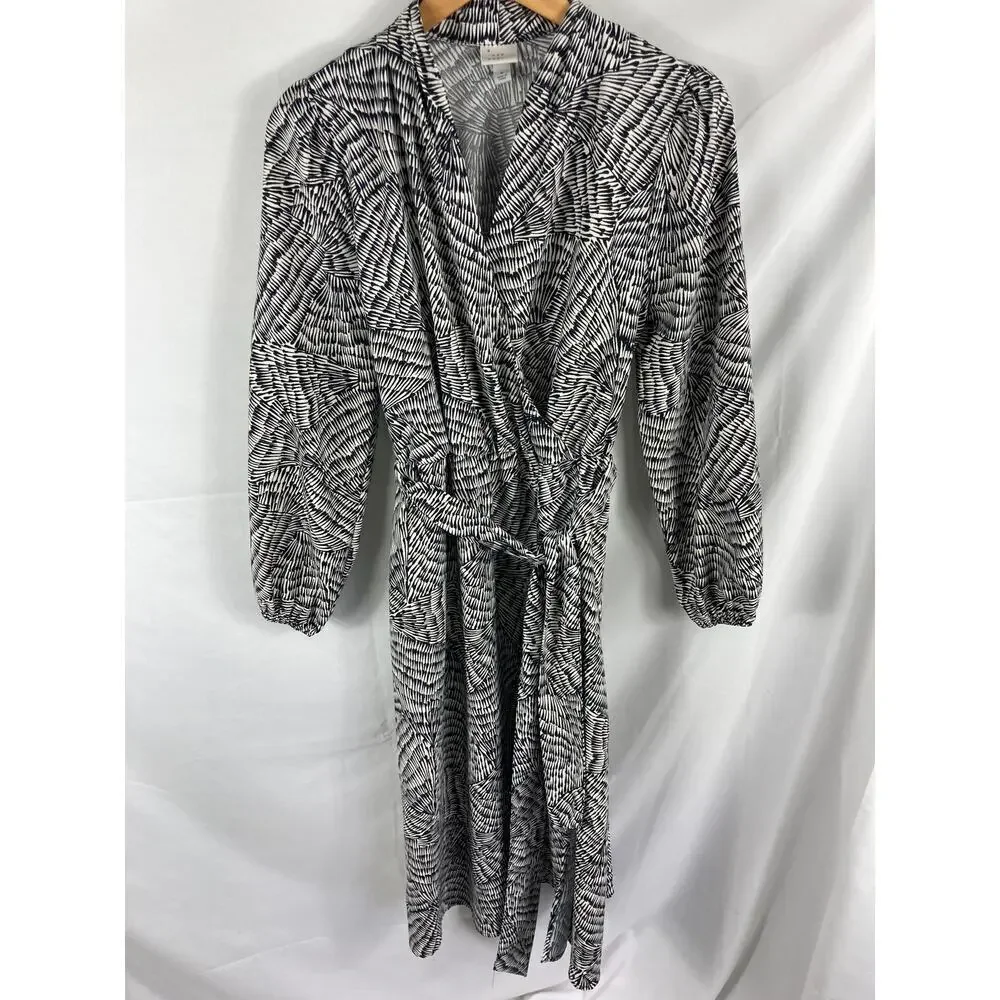 A New Day Patterned Midi Dress Size Small